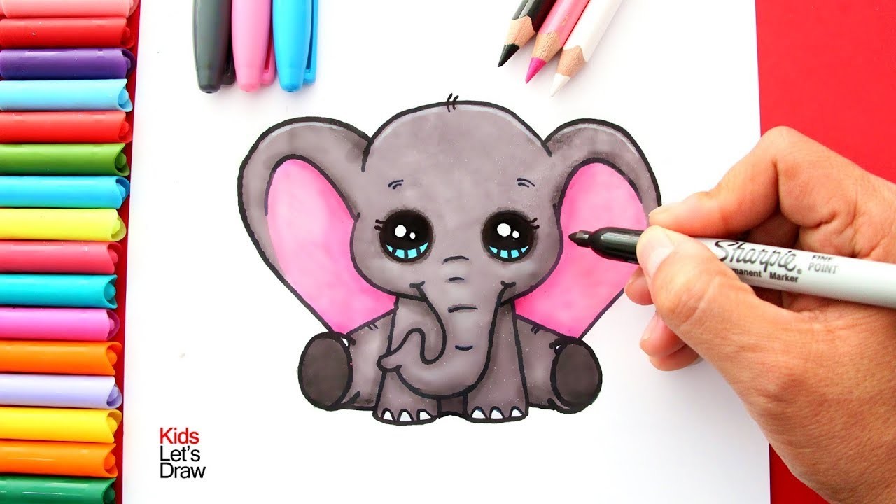 Aprende a dibujar a DUMBO | How to Draw Dumbo The Flying Elephant