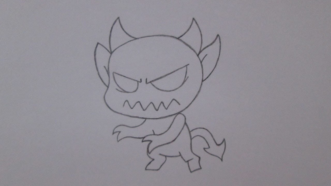 Cómo dibujar a Diablo