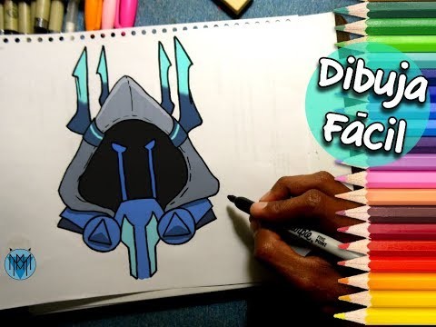 Cómo Dibujar a Rey Helado de Fortnite Fácil