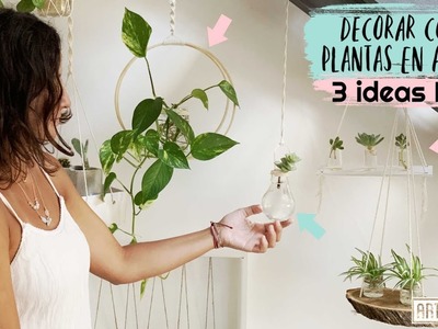 Decorar con plantas en agua - 3 ideas DIY & tips