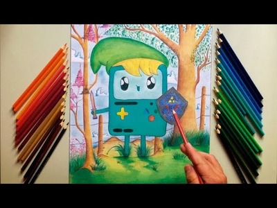 Dibujando y Pintando a BMO - Drawing and painting to BMO  [Osvaldo Latino]