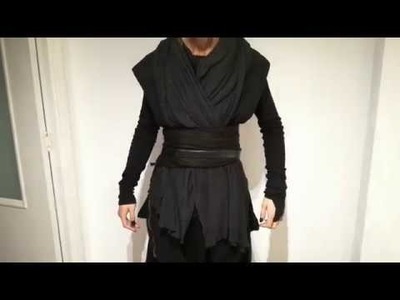 Disfraz de Sith, el mejor y más fácil, casero y GRATIS con bufanas, pantalones y ropa ancha
