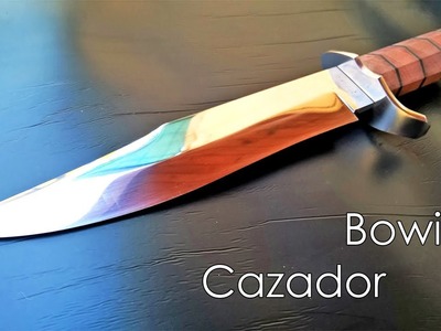 Fabricación de cuchillo Bowie cazador