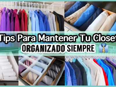 IDEAS PARA ORGANIZAR LA ROPA DE TU ESPOSO | ORGANIZANDO UN CLOSET PEQUEÑO |Small closet organization