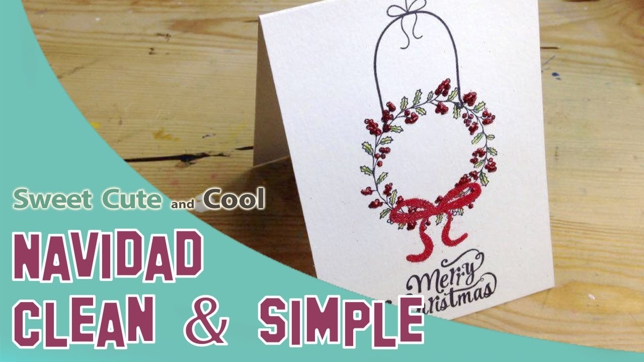 ????Primera Tarjeta de Navidad de Este Año!! Tutorial Muy Fácil????