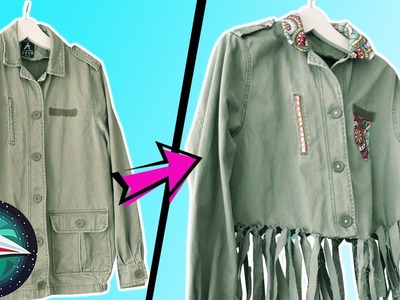 Upcycling nueva idea COSER a MÁQUINA: chaqueta | Personalizado una prenda de vestir