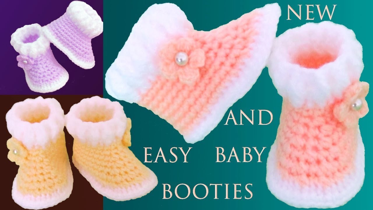 Zapatos a Crochet para bebes en Punto 3D reversible tejido tallermanualperu