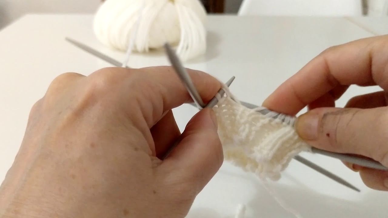Aprende a tejer con cinco agujas