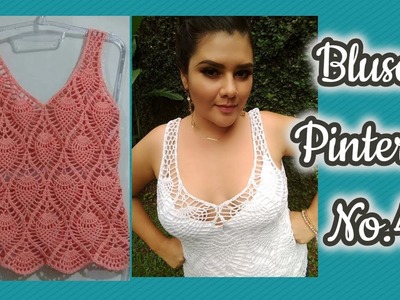 Blusa Pinterest a crochet #4