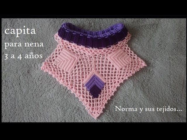 Capa para niña 3 a 4 años