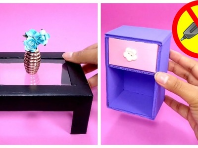 Como hacer una Mesa en Miniatura de Cartón | how to make MiniatureTable with Cardboard
