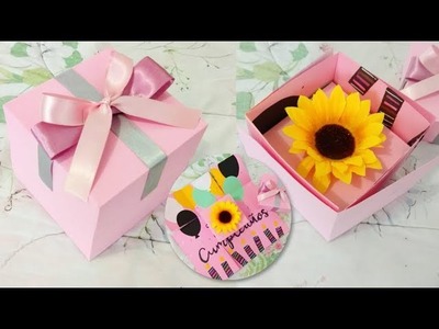 DIY ♡ Caja tarjeta con flor para tu mejor amiga | Erandy Paz