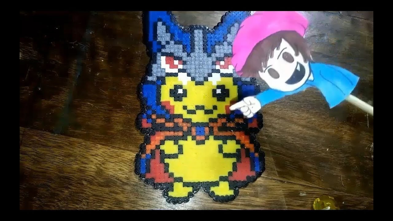 Especial de Halloween - Pikachu - Hama beads mini