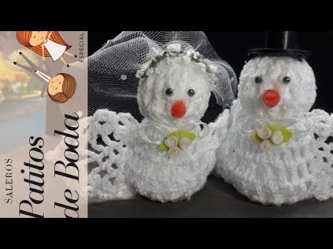 ESPECIAL No. 5 | SALEROS - PATITOS DE BODA | Puntillas Maribel