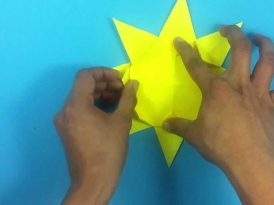 Hacer un sol de origami - Actividades infantiles