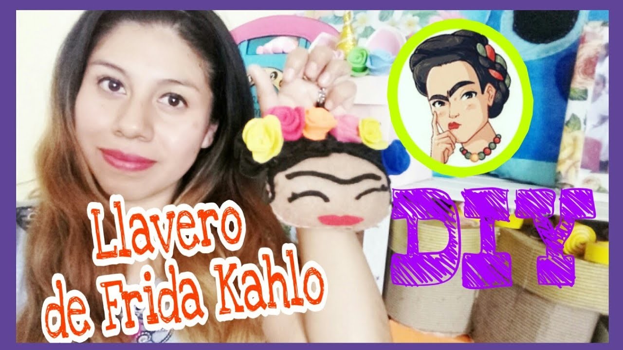 Llavero de Frida Kahlo DIY