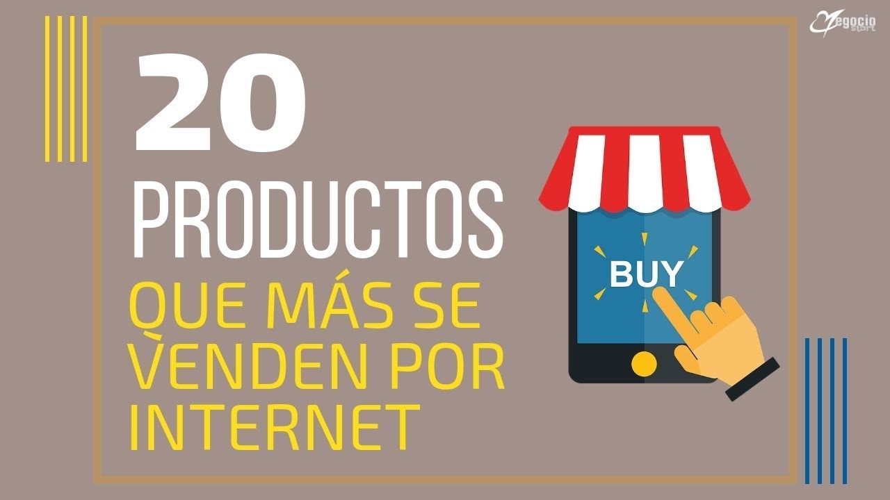 Los 20 productos que más se venden por internet