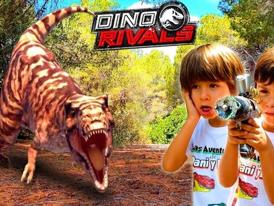 Los Coleccionistas de DINO RIVALS Jurassic World, en Las aventuras de Dani y Evan