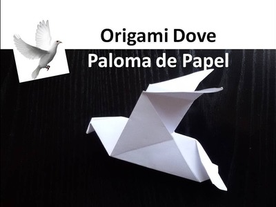 Origami Dove ????️,DIY Handmade Paper Peace Crafts- Cómo Hacer una Paloma ????️ de Papel, Manualidades Paz