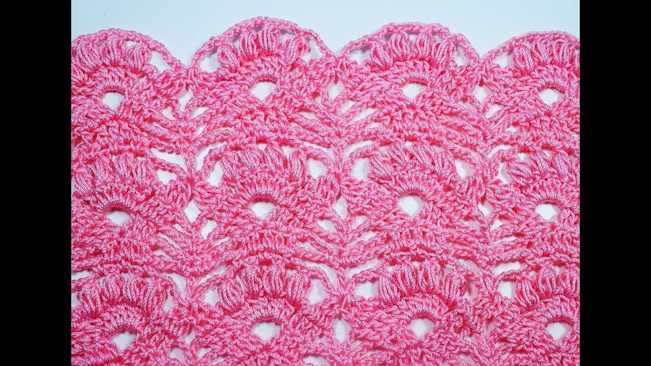 Punto fantasía para faldas y blusas #crochet #ganchillo #majovelcrochet