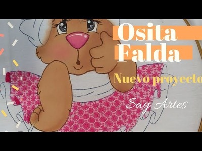 6 - Falda - Osita | Say Artes