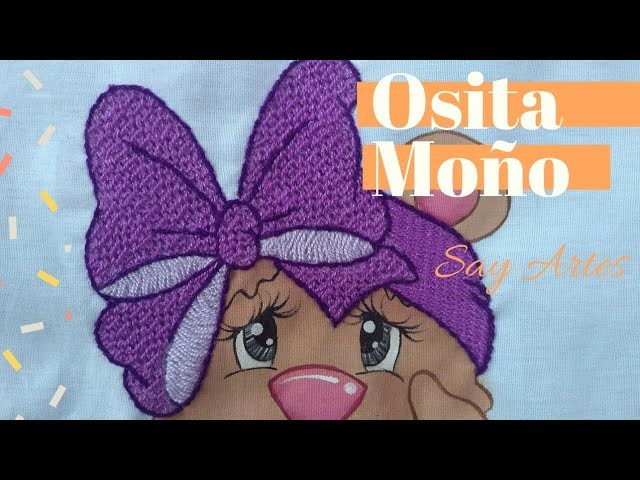 7 - Moño - Osita | Say Artes