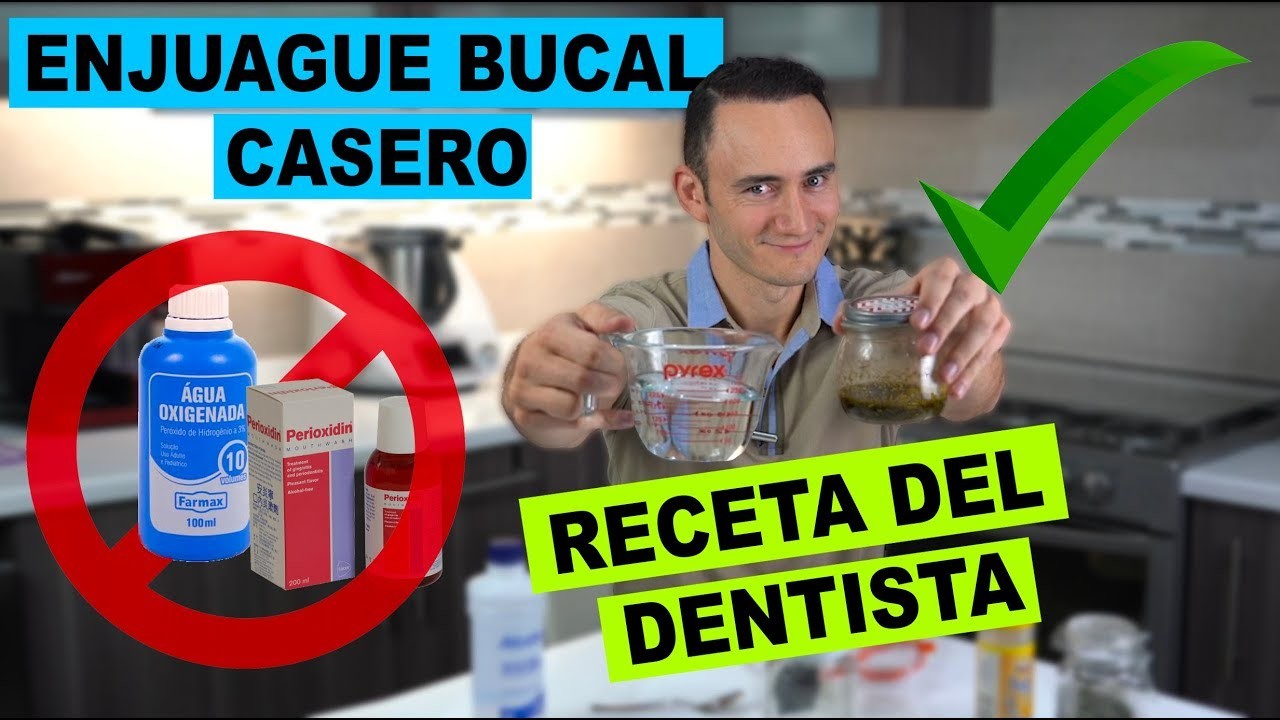 Enjuague Bucal Casero | Recomendado por Dentista | Olvida el Agua Oxigenada y la Clorhexidina