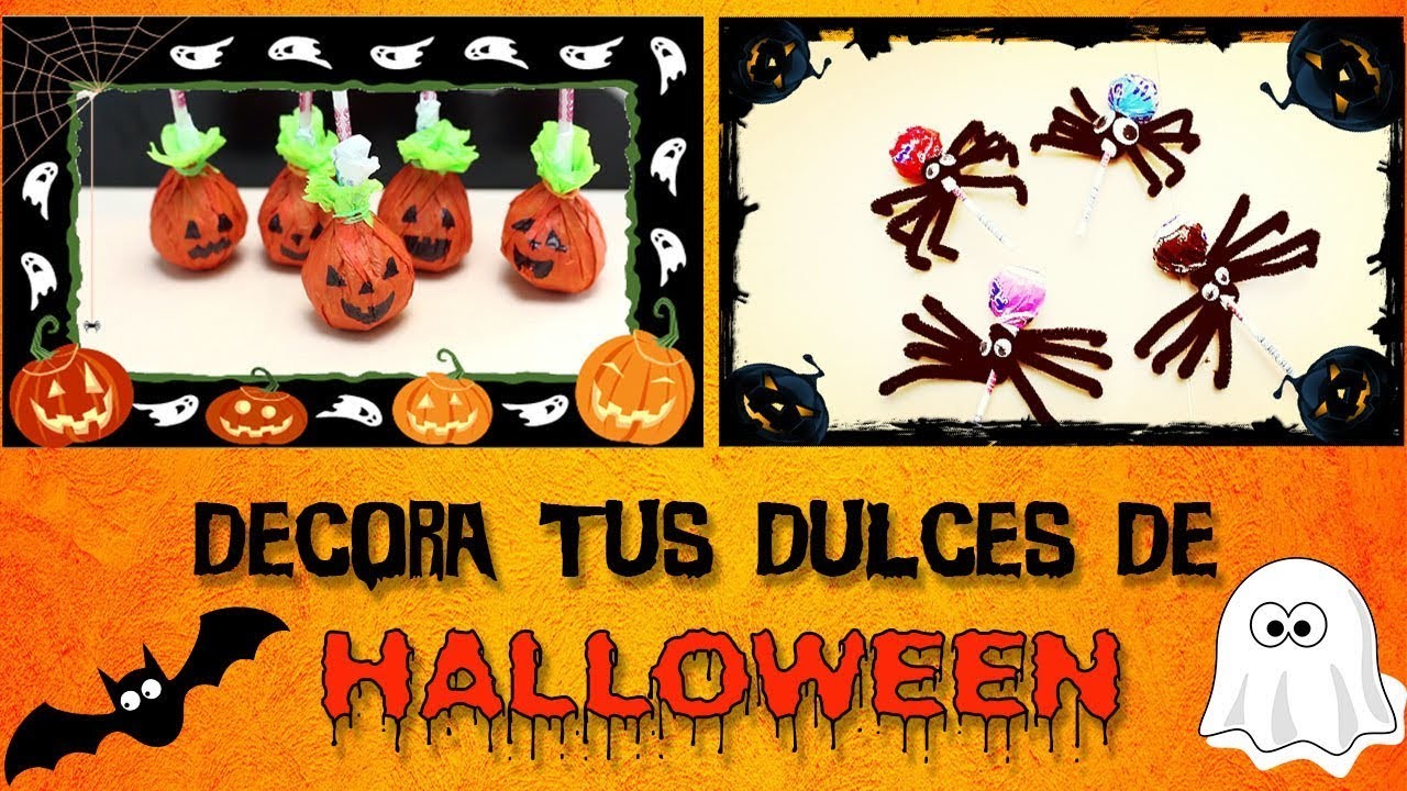 Ideas para decorar dulces en Halloween | Chuches de Halloween