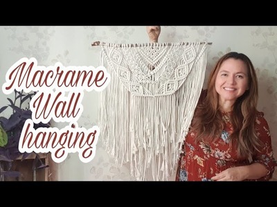 MACRAME WALL HANGING - Tapiz de Macramé Paso a Paso