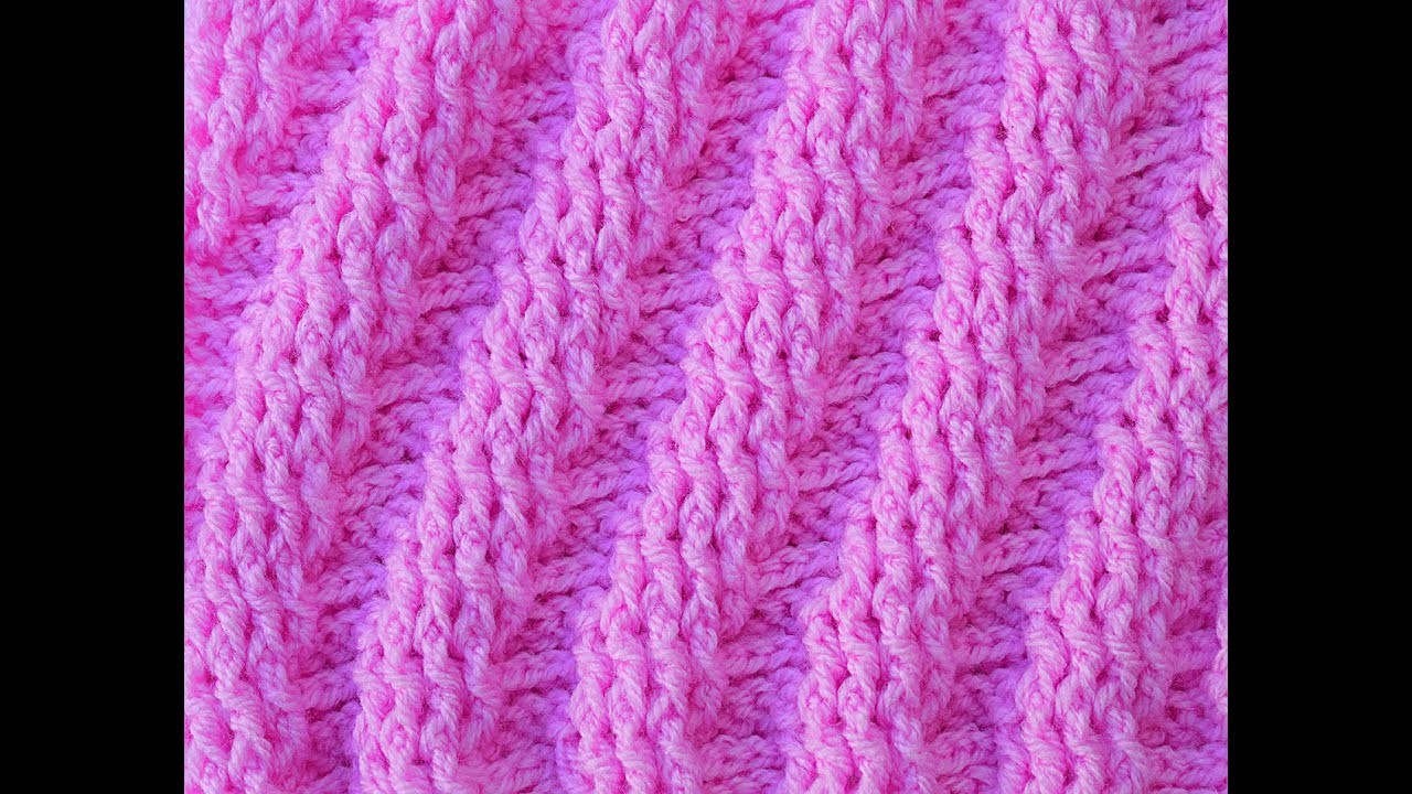 Punto en diagonal en relieve especial abrigos y jerséis #crochet #ganchillo