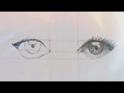 ¿Cómo dibujar los dos ojos perfectos? ✄ Barbs Arenas Art!