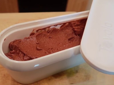 Delicioso helado de Chocolate Vegano, con un ingrediente inesperado.  ♥