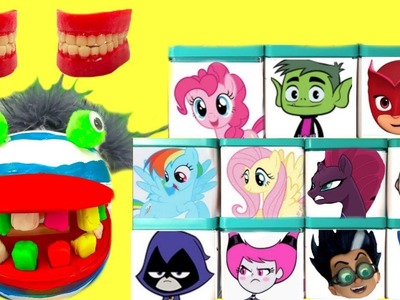 Fizzy usa sus Dientes de Play Doh para Convertirlos en Cajas Sorpresas de los Teen Titans