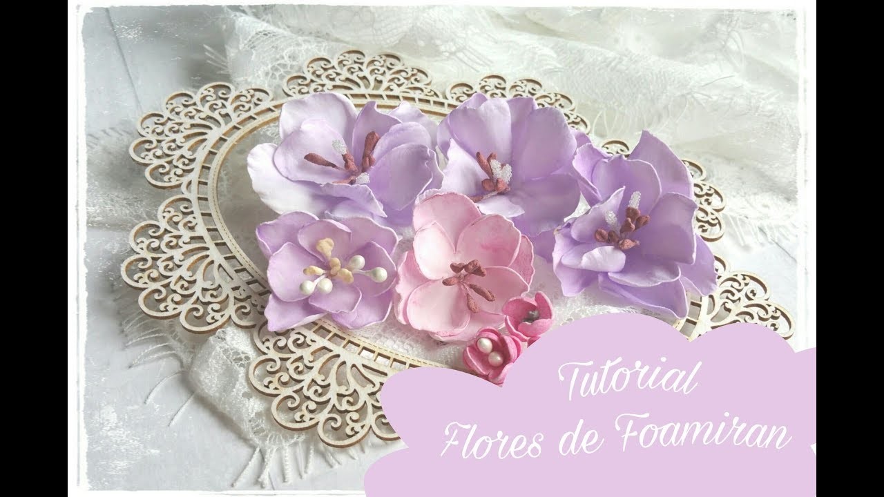Flores de foamiran