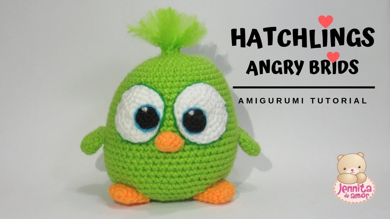 Hatchlings Angry Birds Movie  Tutorial AMIGURUMI Nivel Básico
