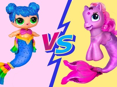 ¡Desafío De My Little Pony vs LOL Surprise! 10 Asombrosos Trucos y Manualidades Con Muñecas