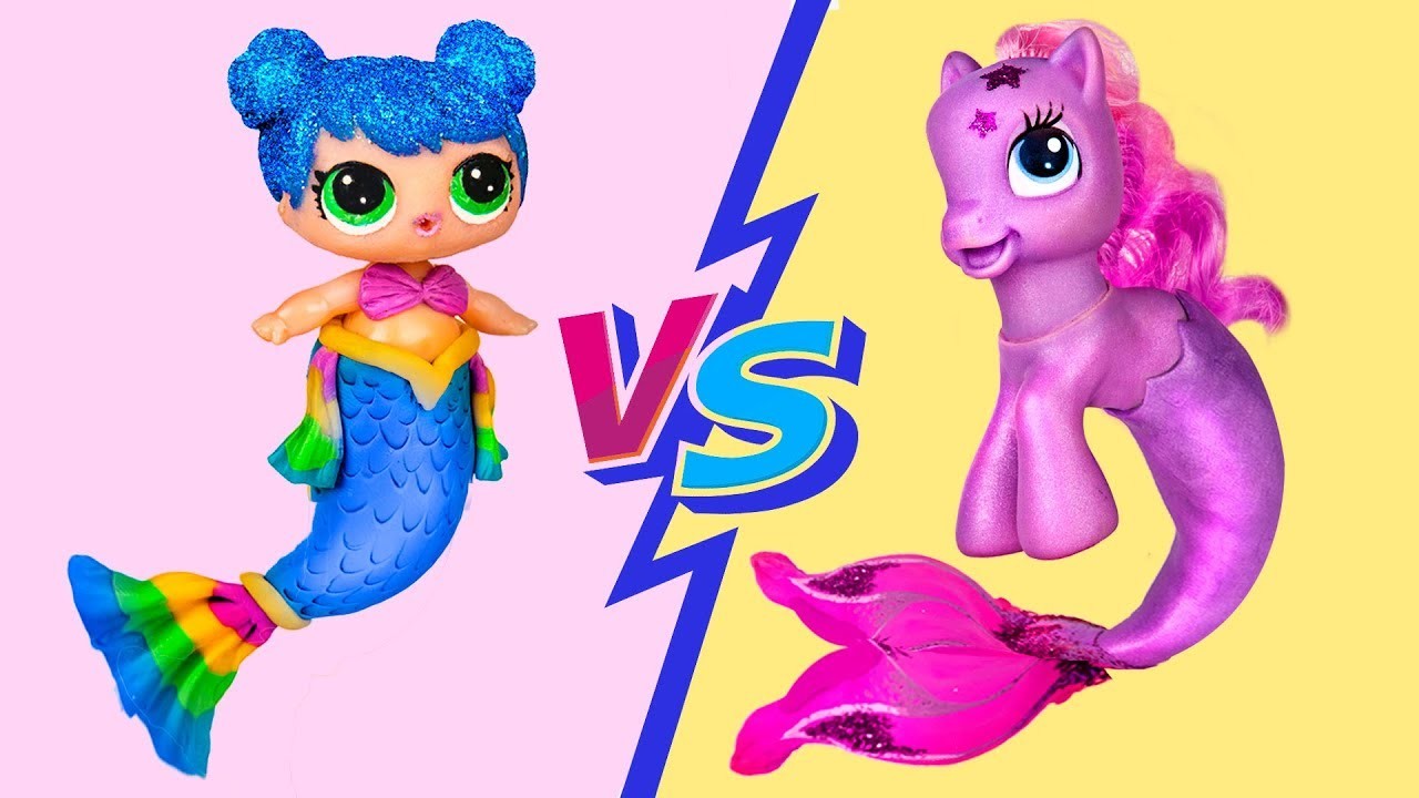 ¡Desafío De My Little Pony vs LOL Surprise! 10 Asombrosos Trucos y Manualidades Con Muñecas