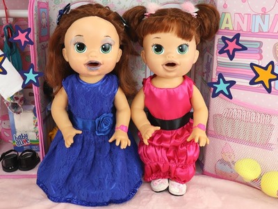 Muñecas Baby Alive visten de PRINCESAS ????Gemelas SARA y SARITA en BB Juguetes