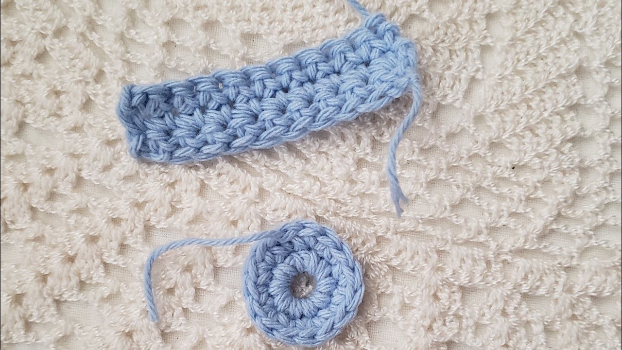 Aprende a crochet desde cero nudo de inicio, cadenas y medio punto
