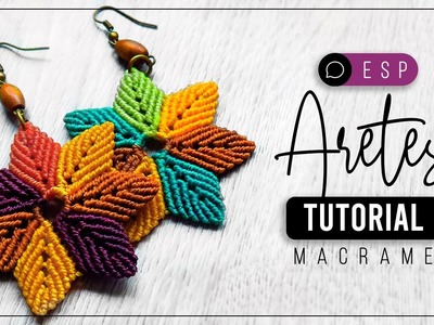 Aros Otoño » ???? tutorial | como hacer aros de hilo | diy ● Earrings #173