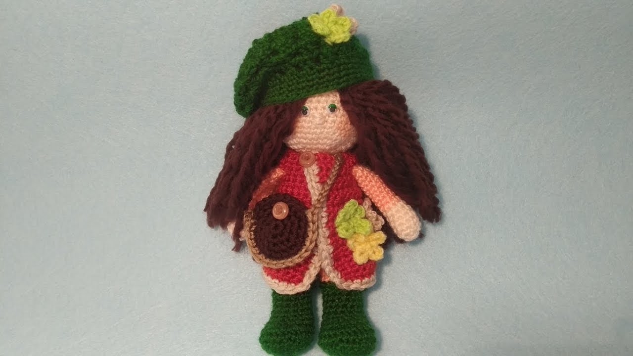 Bambola Amigurumi Uncinetto Tutorial ???? Muñeca Crochet  - Doll Crochet