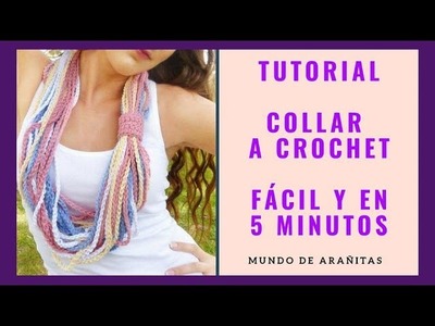 COLLAR tejido a crochet 2019 paso a paso FACIL | Crochet NECKLACES