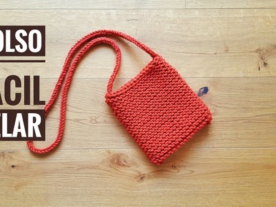 Cómo tejer un bolso de punto fácil con telar (Tutorial DIY)