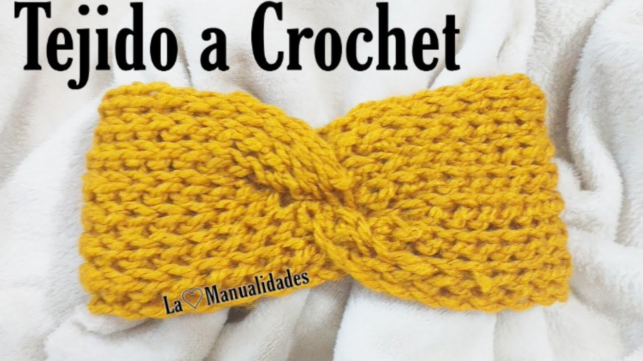 Diadema tejida a crochet, Diy cintillo tejido a crochet