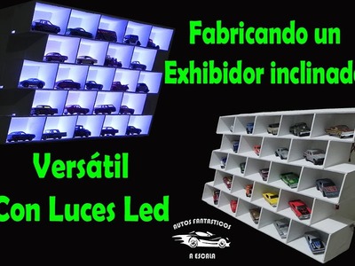 DIY Fabricando un exhibidor inclinado versátil para autos a escala con luces LED