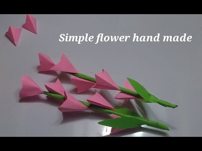 DIY Paper flower craft easy and beautiful flower