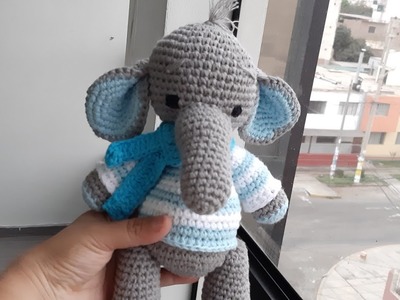 Elefante Amigurumi Crochet Paso A Paso - Patrón Escrito