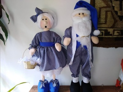 ????Mama Noel Elegante.DIY. Moldes Gratis