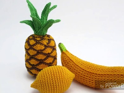 Pina amigurumi tejida a crochet amigurumi pineapple