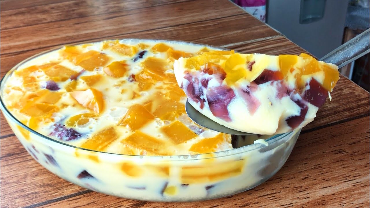 Postre con 3 ingredientes EL POSTRE MÁS RICO Y FÁCIL DE PREPARAR QUE A TODOS ENCANTARÁ ????